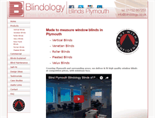 Tablet Screenshot of blindology.co.uk